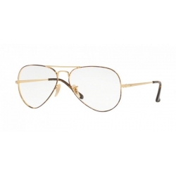 Ray Ban 0RX6489 2945 AVIATOR HAVANA ON ARISTA