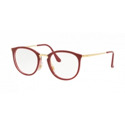 Ray Ban 0RX7140 5854 AMARANTH ON TRANSPARENT